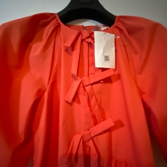 Cinq à Sept Lynn Tiered Puff Sleeve Dress NWT - Picture 7 of 9